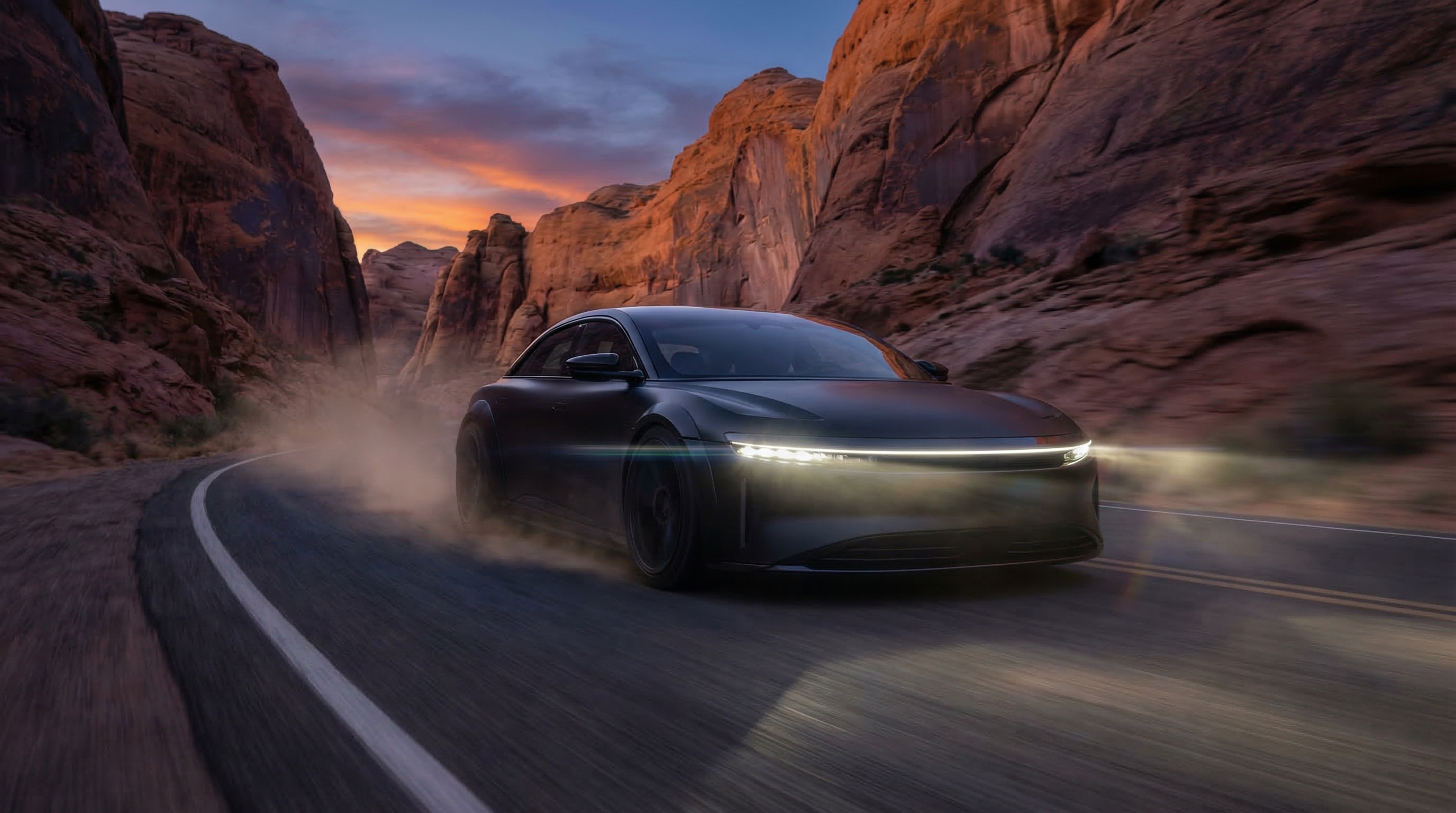 Meridian EV — electric vehicle cinematic ad