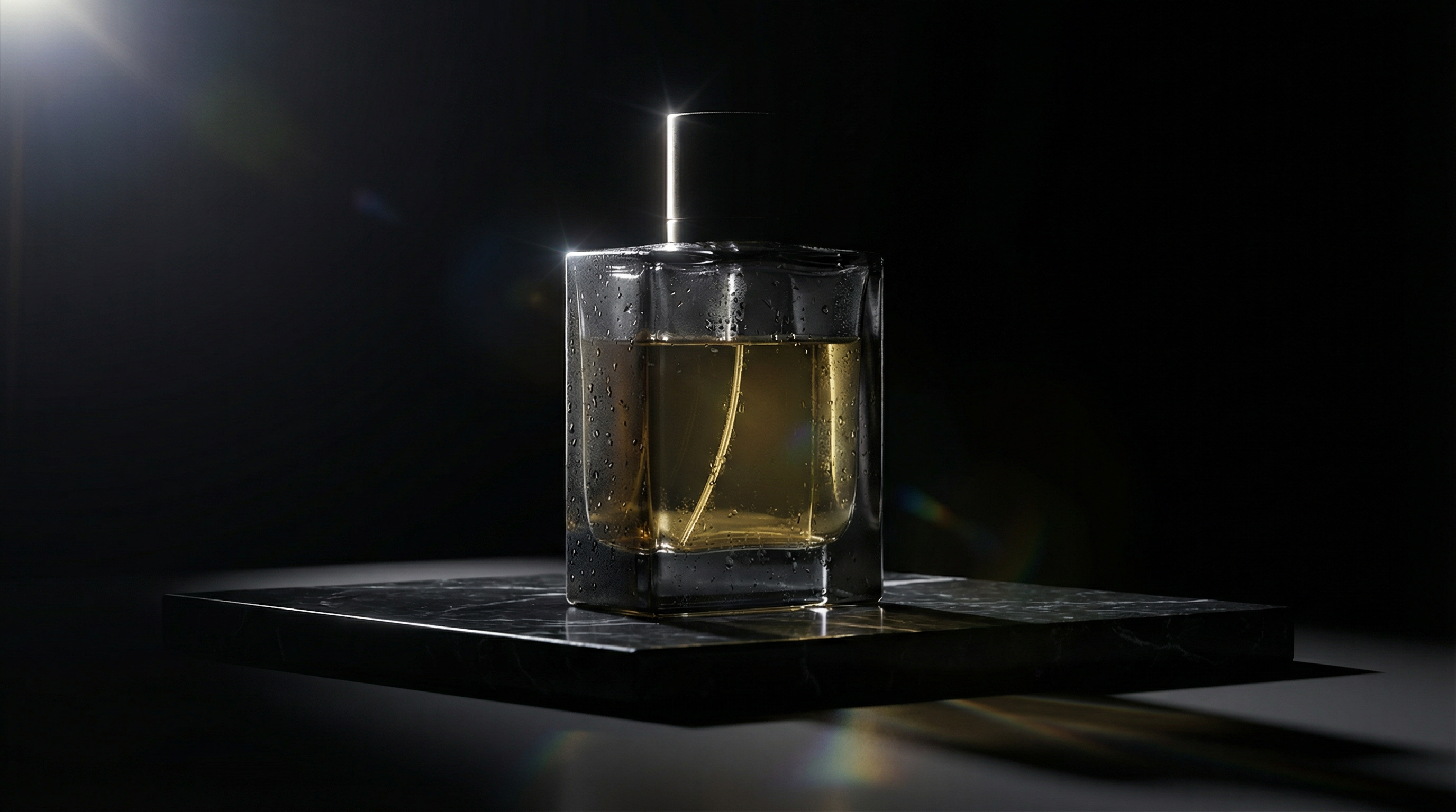 Noir Essence — luxury fragrance product shot